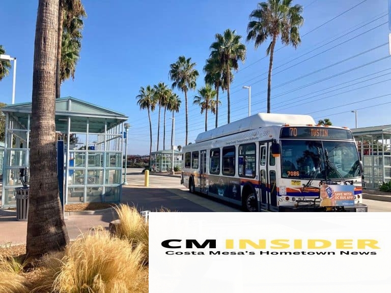 OC Bus At Huntington Beach