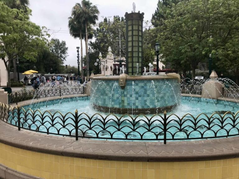 California Adventure Fountain